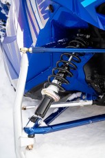 HPG twin-tube shocks dampen a healthy 8.3" of travel up front.