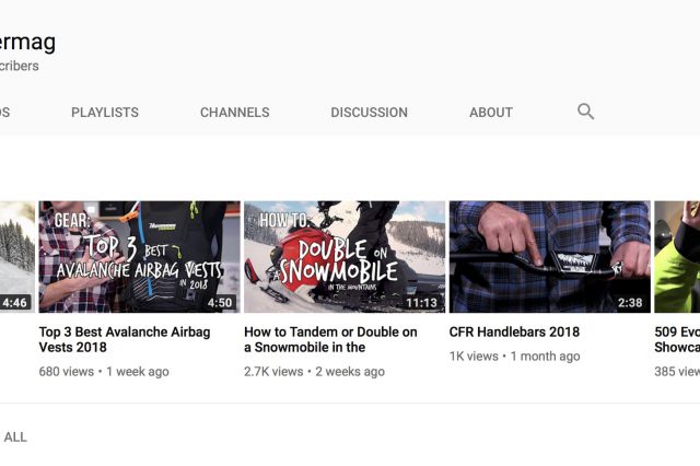 Mountain Sledder Channel on YouTube – Tips, Gear and Safety Videos