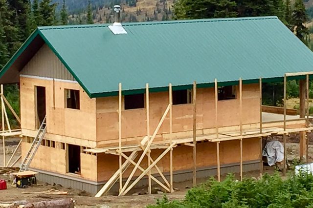 Update: Allan Creek Shelter at Valemount Riding Zone Nearly Completed