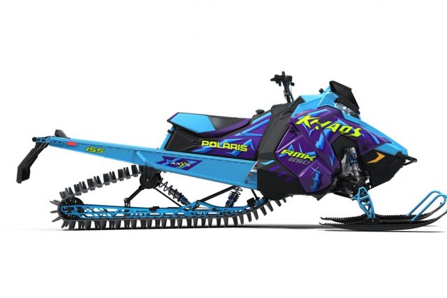 2020 Polaris RMK KHAOS Plum Crazy Sky Blue