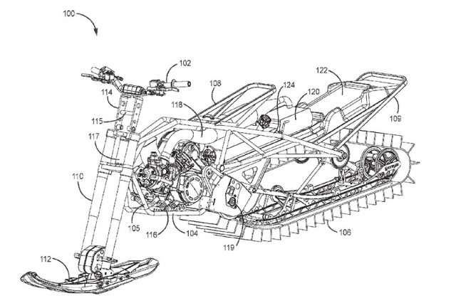 Arctic Cat Snow Bike Patent