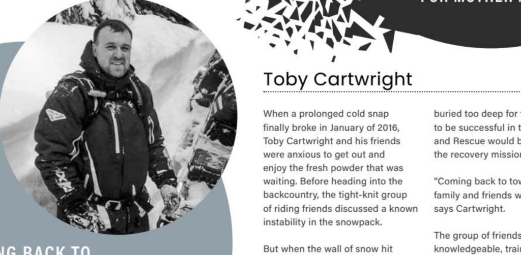 Lives Touched Toby Cartwright