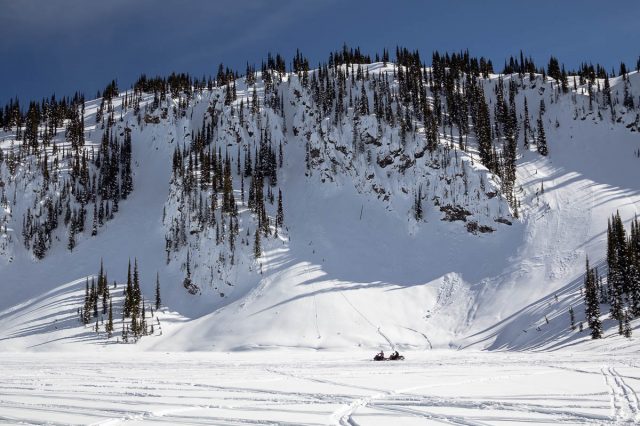 Snowmobiling Blue Lake Sicamous BC