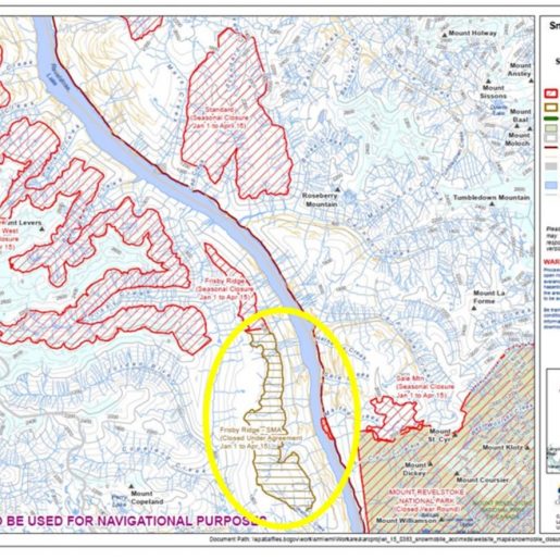 Frisby Ridge Caribou Closure Repealed near Revelstoke